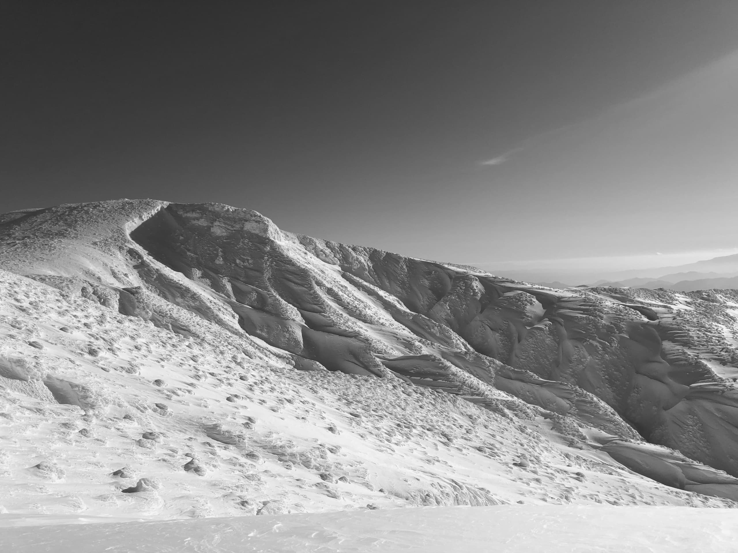地蔵山頂からの熊野岳